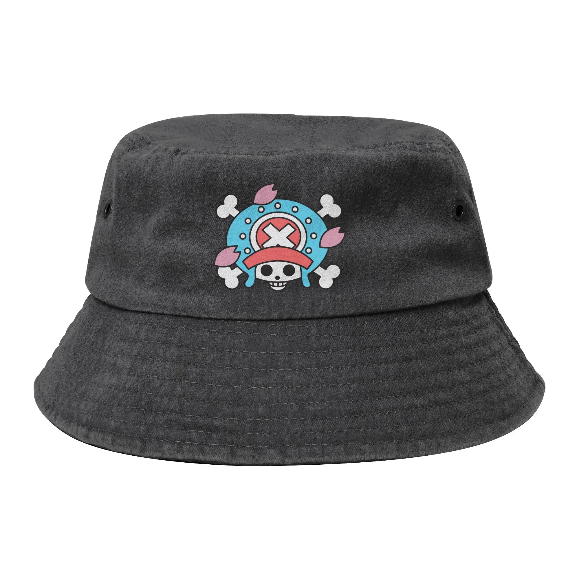 Street Flag Chopper Ones Pieces Bucket Hat Women Men Lightweight Camping  Fishing Hat Travel Headwear