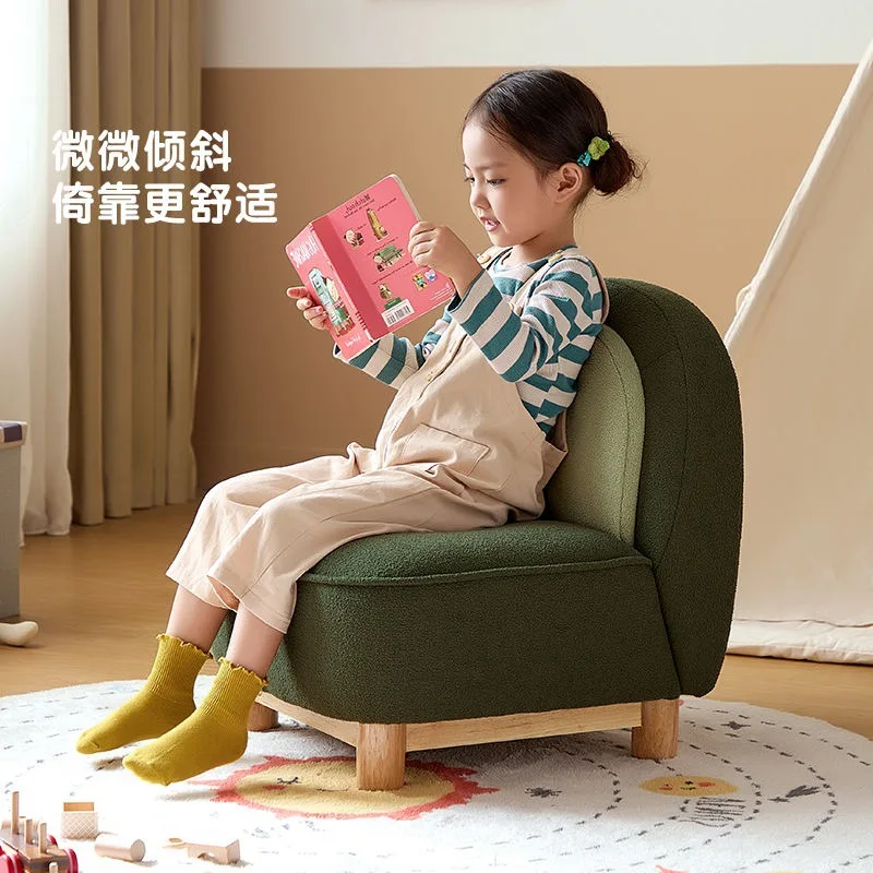 Reading Corner Kids Sofa Chair Mini Baby Baby Solid Wood