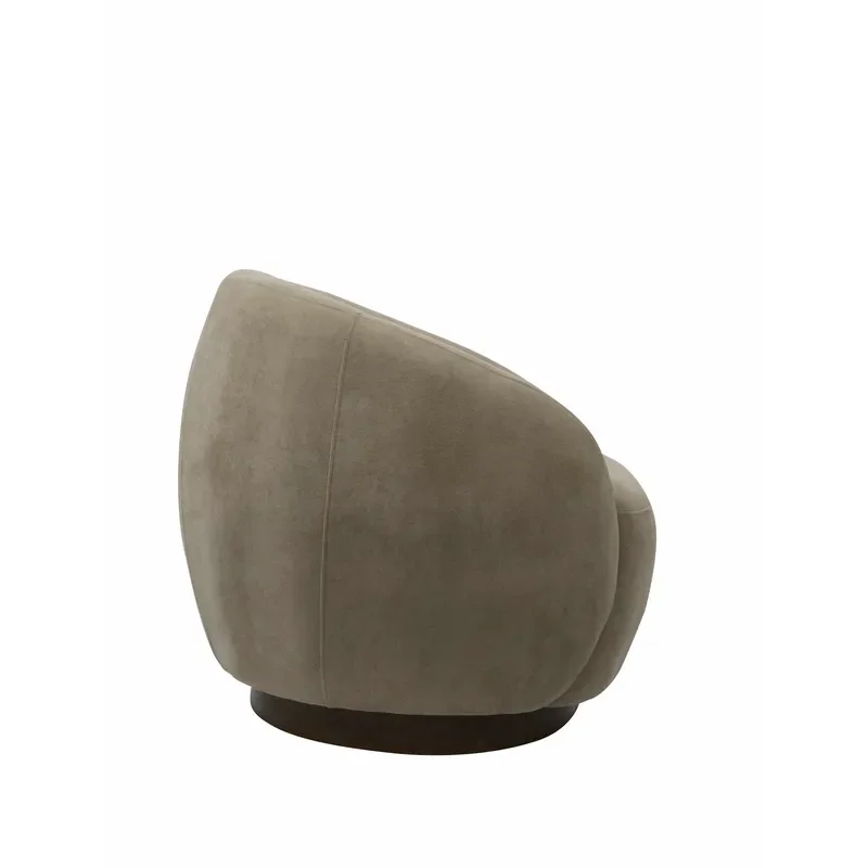 for Modern Style Living Room Rotating Chair Velvet Upholstered Casual  Chair