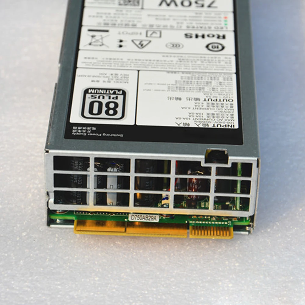 For DELL R730 R720 R630 D750E-S3 750W DC Server Power Supply Durable