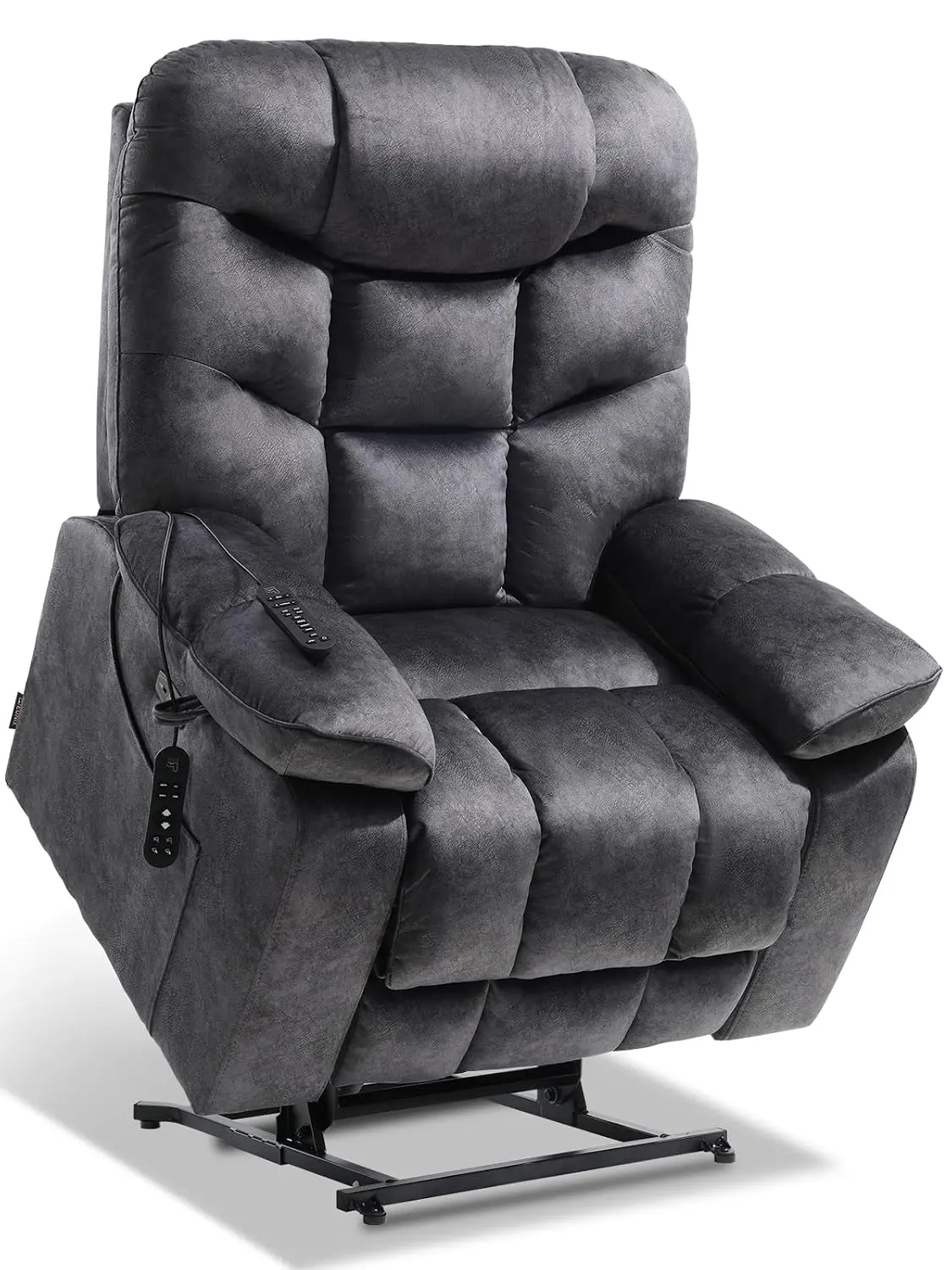 Oversized Power Lift Recliner Chair, Big and Tall, Black, Customized