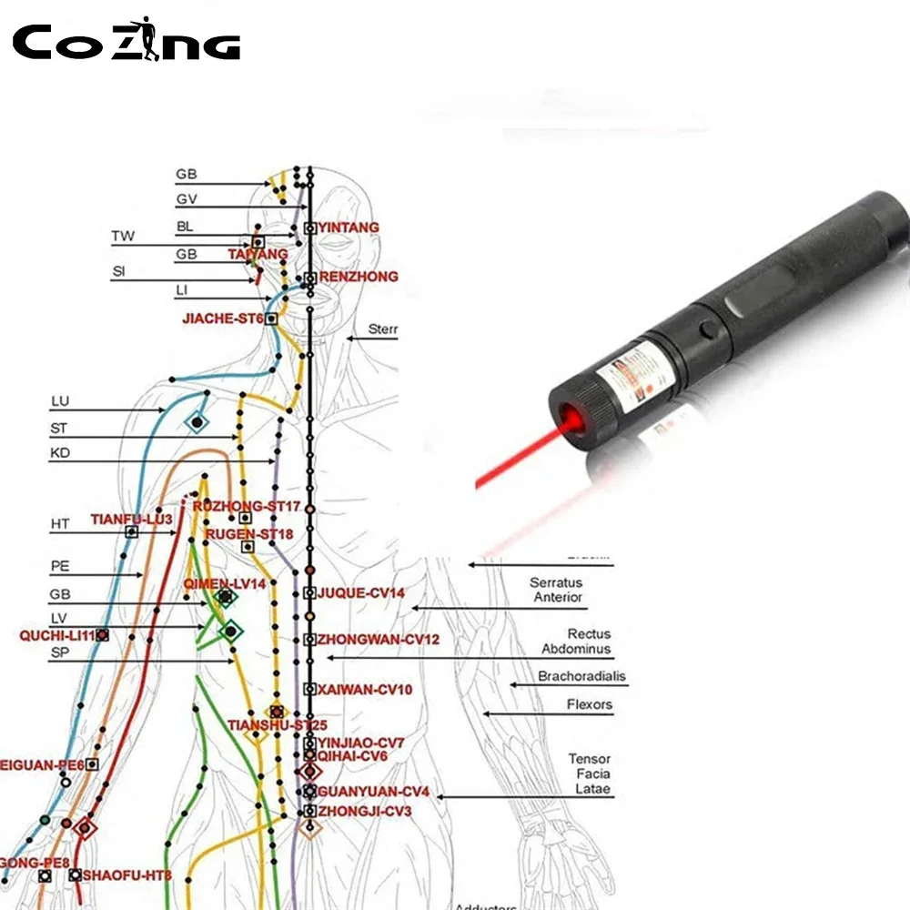 LLLT Laser Acupuncture Meridian Pen Acupuncture Point Pen Medical Health Acupuntura Pen Point Detector Pain Therapy