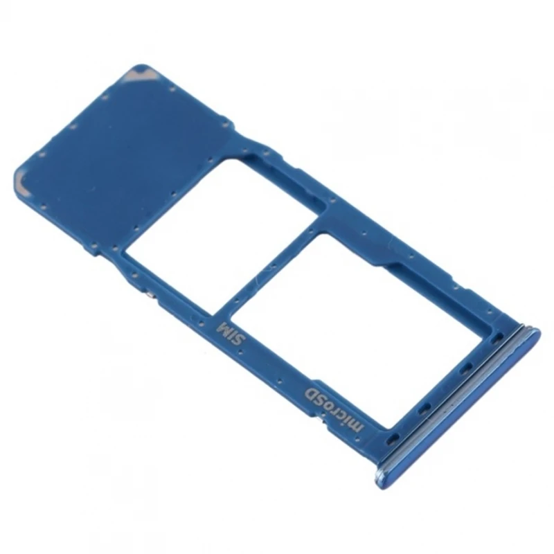 SIM tray for SAMSUNG GALAXY A20 / A30 / A50 blue card adapter # Samsung Galaxy A20 (SM-A205G, SM-A205GN, SM-A205U, SM-A205U1, SM-A205W, SM-A205YN) # Samsung Galaxy A30 (SM-A305F, SM-A305G) # Samsung Galaxy A50