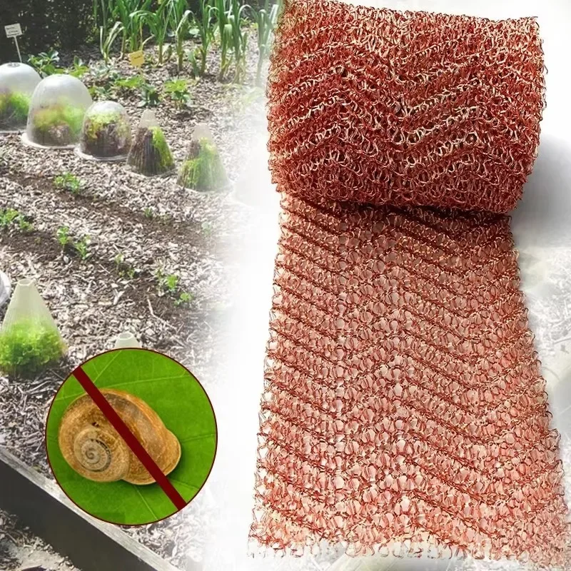 6/9m Copper Wire Mesh Signal Shielding Net Anti-Snail Copper Wire Net Wire Pest & Rodent Net Copper Mesh Decor Garden Net