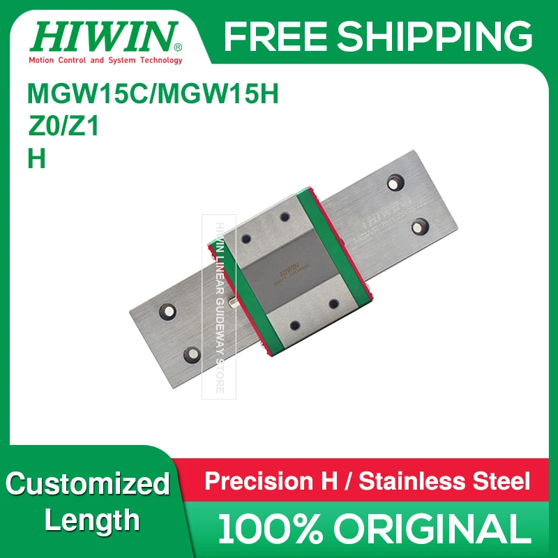 

HIWIN MGW15C MGW15H MGW15 Линейная направляющая с точным блоком H