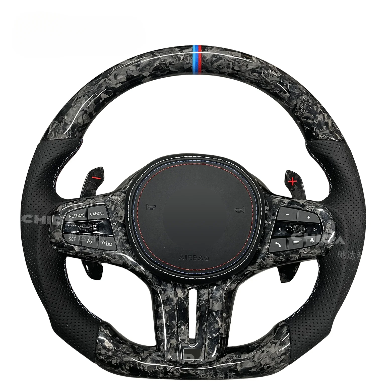 G Chassis Custom Forged Carbon Fibre Steering Wheel For BMWs G80 G82 G87 G20 F90 F91 F94 F95 F96 F97 M4 M5 X3 X4 X5 X6