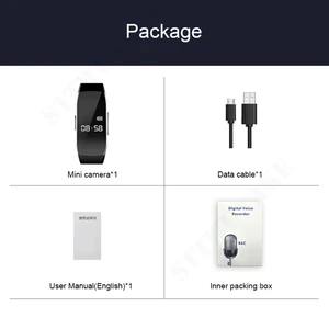 Mini -Kamera Uhr 1080p HD DV Professionelle Spionagemittel Digital Video Recorder Voice Dictaphone Small Micro Sound House Secret 12 Hauptverkaufskamera Secret Spy - №6