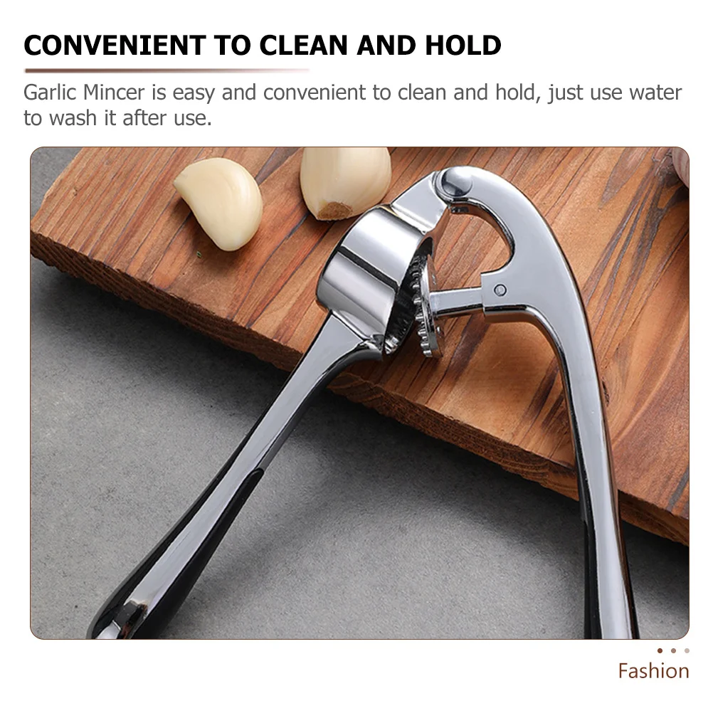 

Kitchen Garlic Press Set Zinc Alloy Mincer Tool Household Garlic Crusher Masher Puree Maker Stainless Steel Squeezer Presser