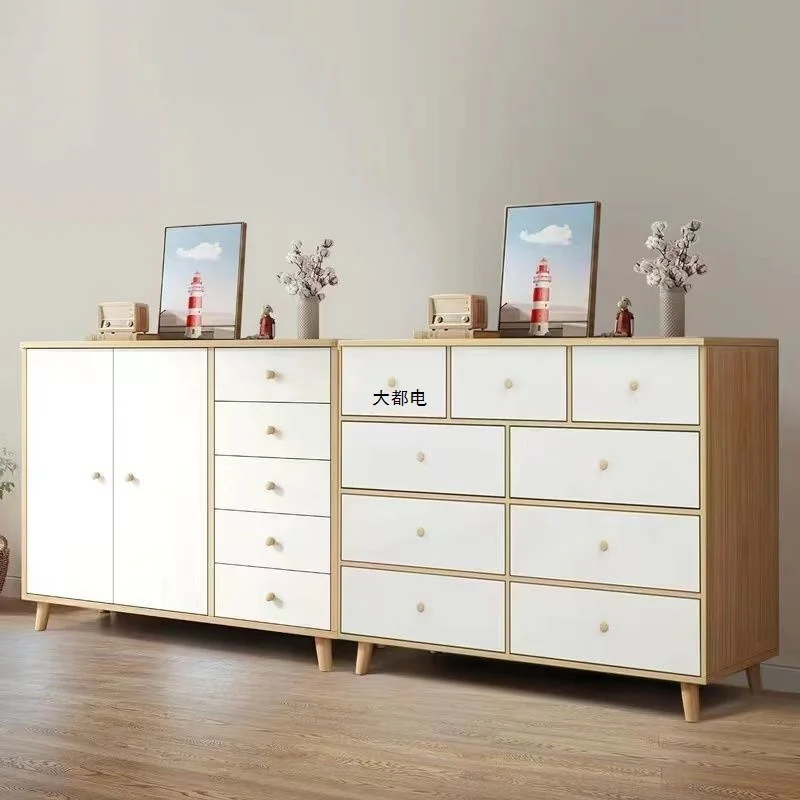 White Baby Room 6 Drawer Dresser Storage Cabinet Wooden Baby Changing Dresserpromote Sales