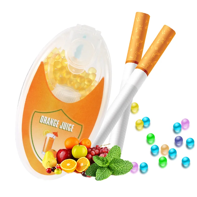 Bolas de piezas para cigarrillos, cuentas de explosión para filtros de tabaco, cápsulas mezcladas de menta, sabor a explosión, 100 unidades