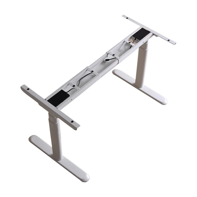 

Electric Double Motor Elliptical Column Corner Rack Electric Lifting Table Rack Modern Office