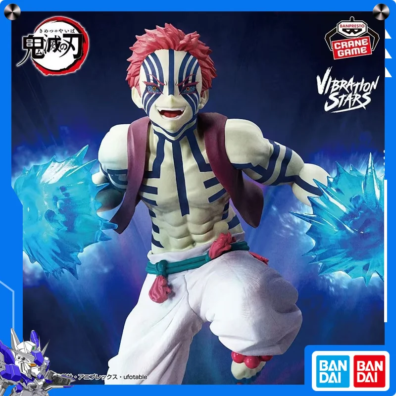 

BANDAI Action Figures Model Demon Slayer Akaza Anime Peripheral Model Sculpture Collect Ornaments Official Genuine