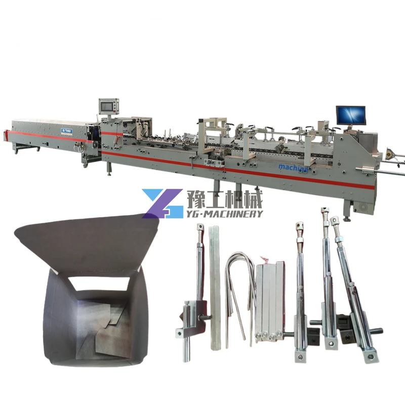 Automatic Bottom Lock Turkey Folder Gluer Carton Machine Folder Gluer 1pe Folder Glu Machine