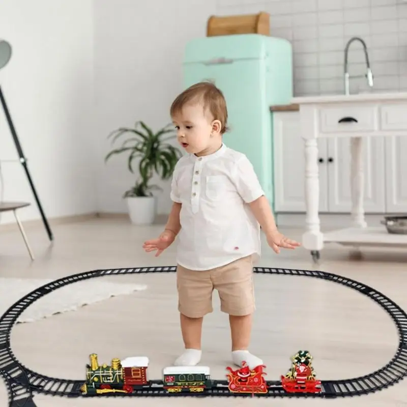N1HB Interactive Adventure Puzzle Track Game for Kids Build and Play Electric Train