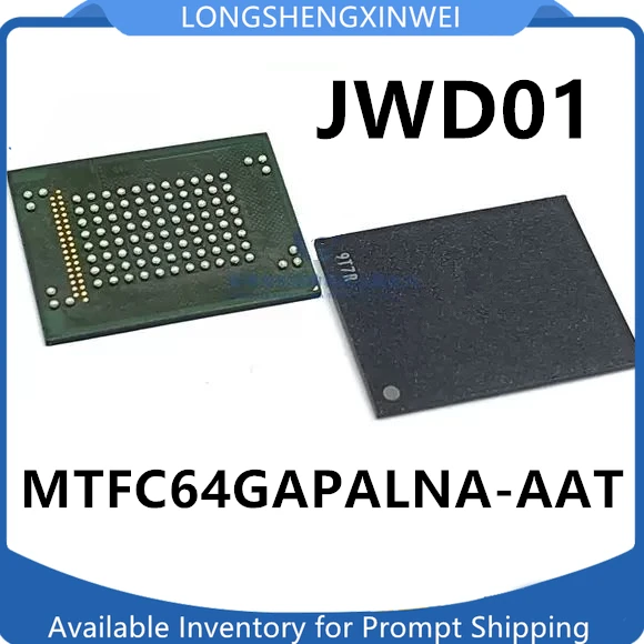 1PCS NEW MTFC64GAPALNA-AAT JWD01 100FBGA Original EMMC5.1 64GB Memory IC in Stock