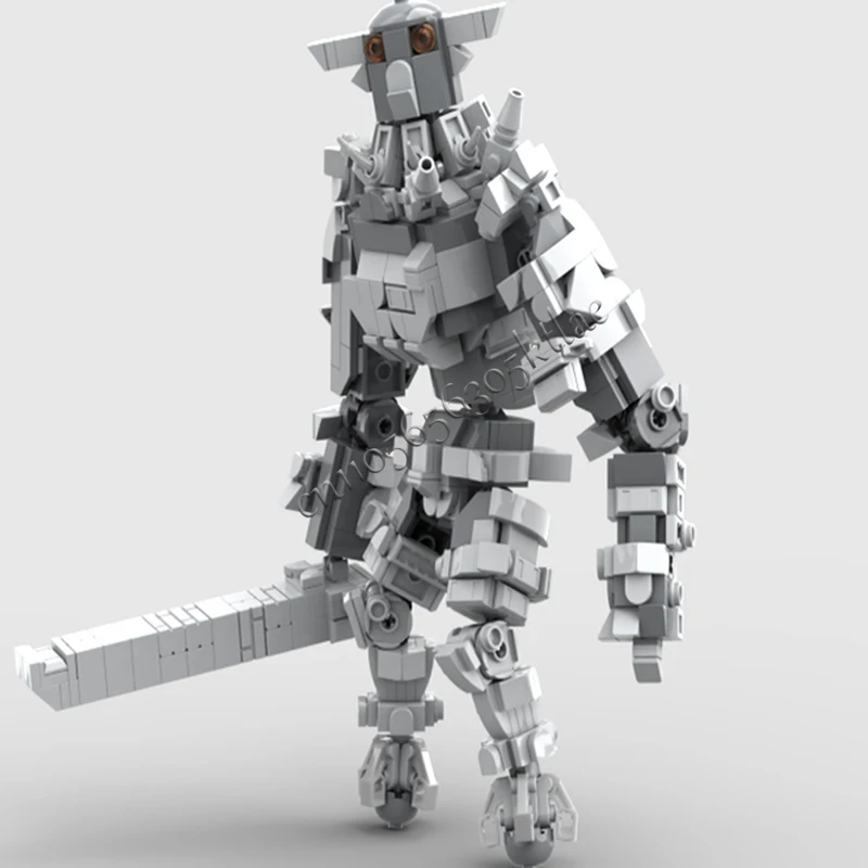 722 ELEMENTY Popularna Seria Postaci z Gier Steel Scribe MOC Personalizowane Modułowe Klocki Konstrukcyjne Popularny Model DIY Zabawka do Składania dla Chłopców Prezent