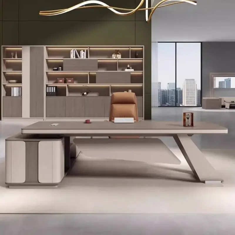 

Unique Designer Office Desks Storage Manager Luxury Drawers Office Desks Modern Cheap Corner Scrivania Work Station Table