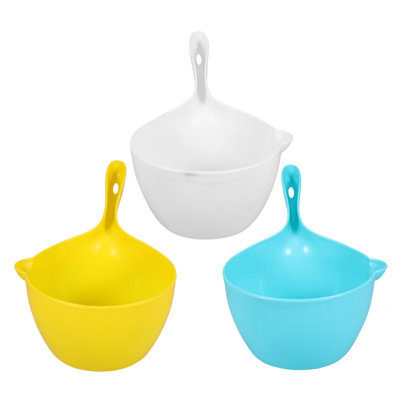 

3pcs Ladle Plastic Dipper Flowers Watering Bathing Spoon Plant Watering Ladle Kitchen Scoop Plant Gardening Bathroom Tool