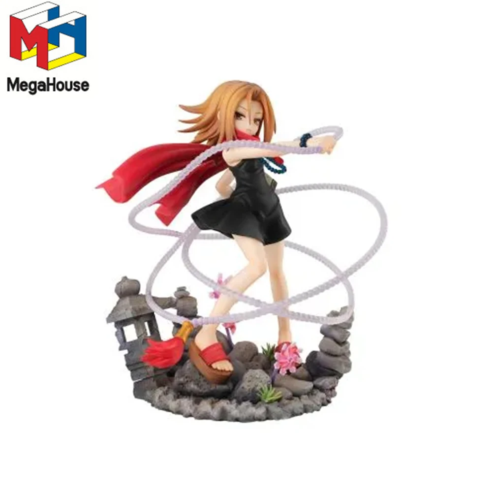 En Stock, Figura Coleccionable Original de PVC de MegaHouse, Anna Kyoyama, 21 cm, Personaje de Anime, Shaman King, Regalo para Escritorio