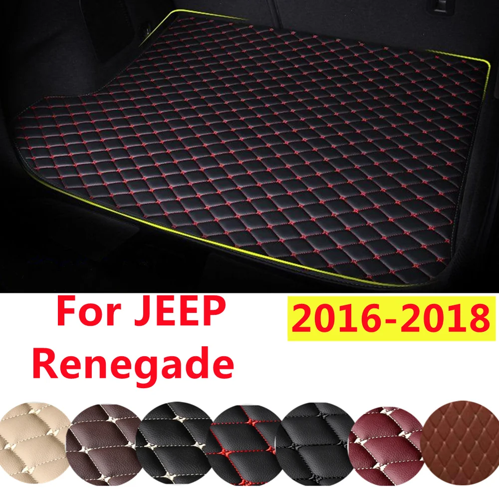 

Кожаный всепогодный YJ XPE на заказ, подходит для JEEP Renegade 2018-2016, аксессуары для автомобиля, коврик в багажник, задний багажник, чехол, ковер