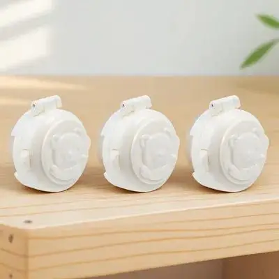 

3pcs Button Cover Child Safety Lock For Washing Machine Car Baby Proofing Adhesive Design Easy Install Protection
