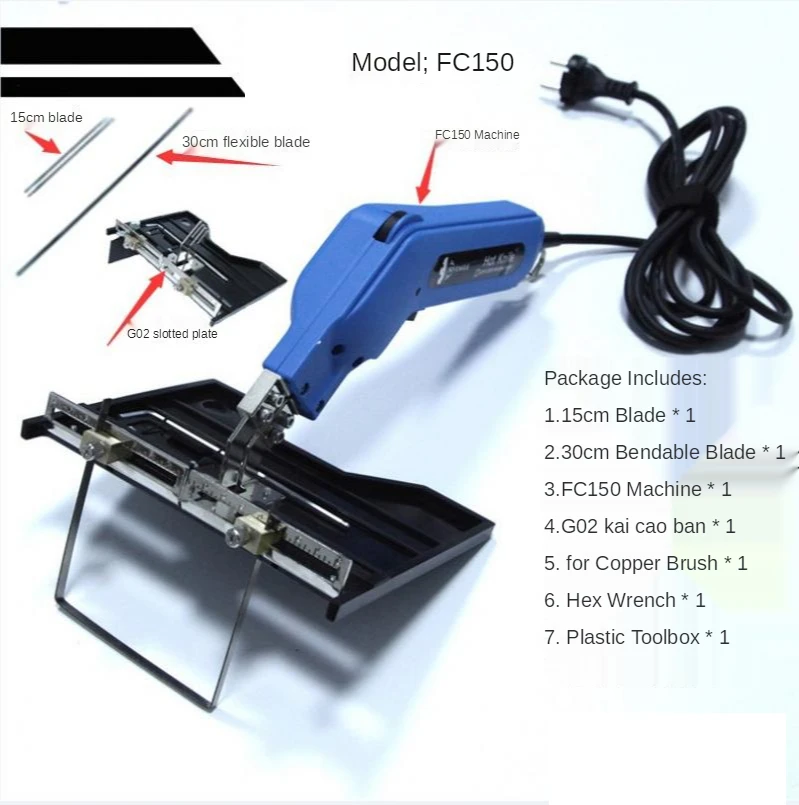 Knife Fc 150 Foam Slotting Tool Foam Carving Knife Sponge Pearl Cotton Cutting Knife Floor Heating Slotter