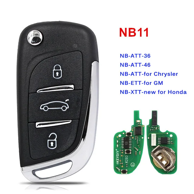 5pcs KEYDIY KD B11 NB11 B11-2 NB11-2 DS stijl 2/3 Knop Universele Afstandsbediening Autosleutel Voor KD900/KD-X2/URG200/KD MINI Sleutel Programmeur