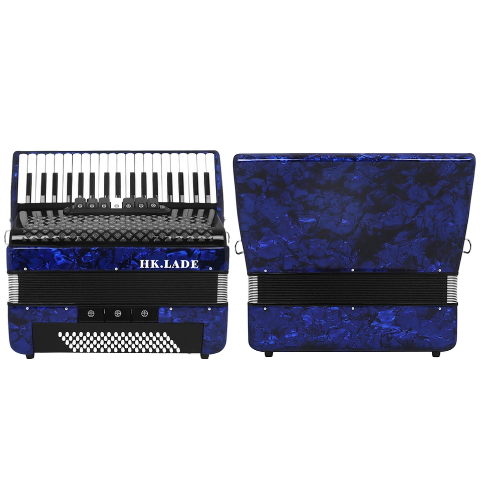HK.LADE Accordion 37 Keys 80 Bass Accordion with Bag Strap