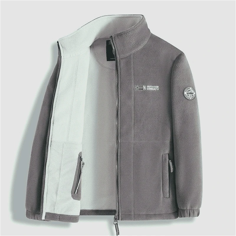 Brand New Winter Jacket For Men Thick Polar Fleece Outdoor Quality Design Warm Man Fashion Male Autumn Outwear
