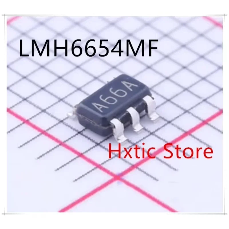 BARU 10 buah/lot LMH6657MFX LMH6657MF LMH6657 A85A. LMH6654MFX LMH6654MF LMH6654 A66A SOT23-5