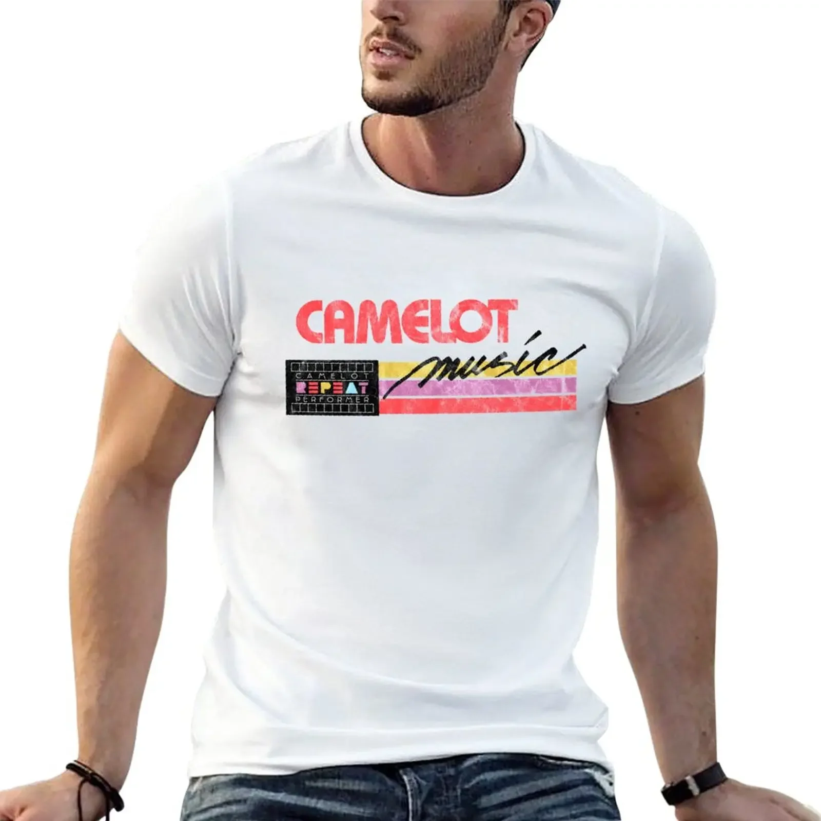 

New Camelot Music - Distressed T-Shirt sweat shirt boys t shirts mens graphic t-shirts hip hop