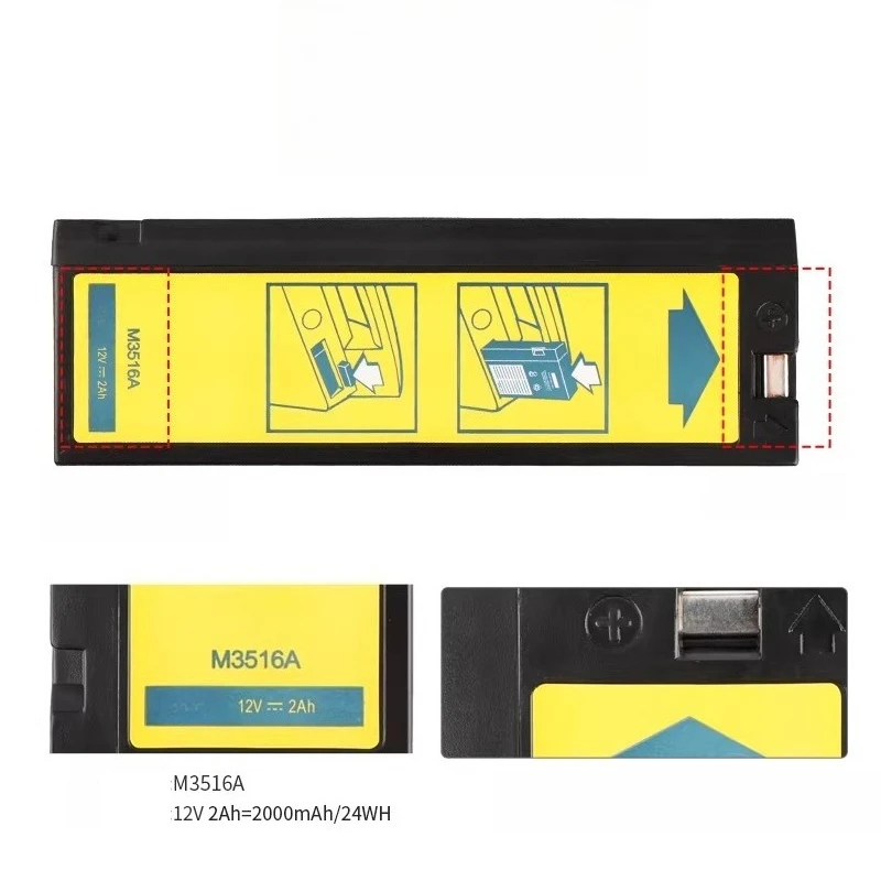 For philips m4735a m3516a lct-1912ank lc-t121r8pg defibrillator battery