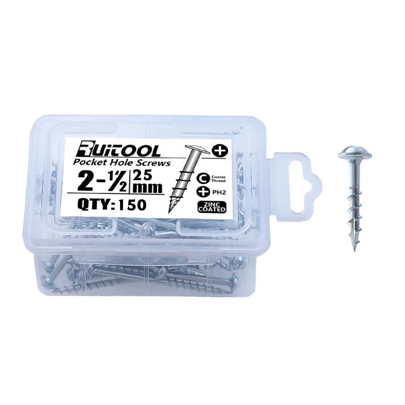 

652F Carbon Steel for Half-thread Self-tapping Screws Galvanized Round for Head Ph2 Coarse Thread Screws 32 /25/38/50/6