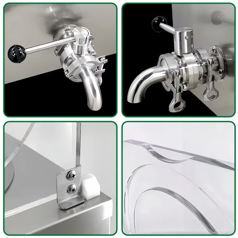 13L Mini Table Milk Ice Cream 60 to 85 Degrees Pasteurization Pasteurization Machine