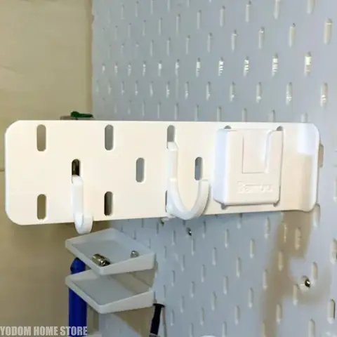 IKEA SKADIS için 21cm 3D Baskılı Depolama Pegboard Aksesuarı, Yan Genişletme Paneli, Kancalar Dahil Değildir