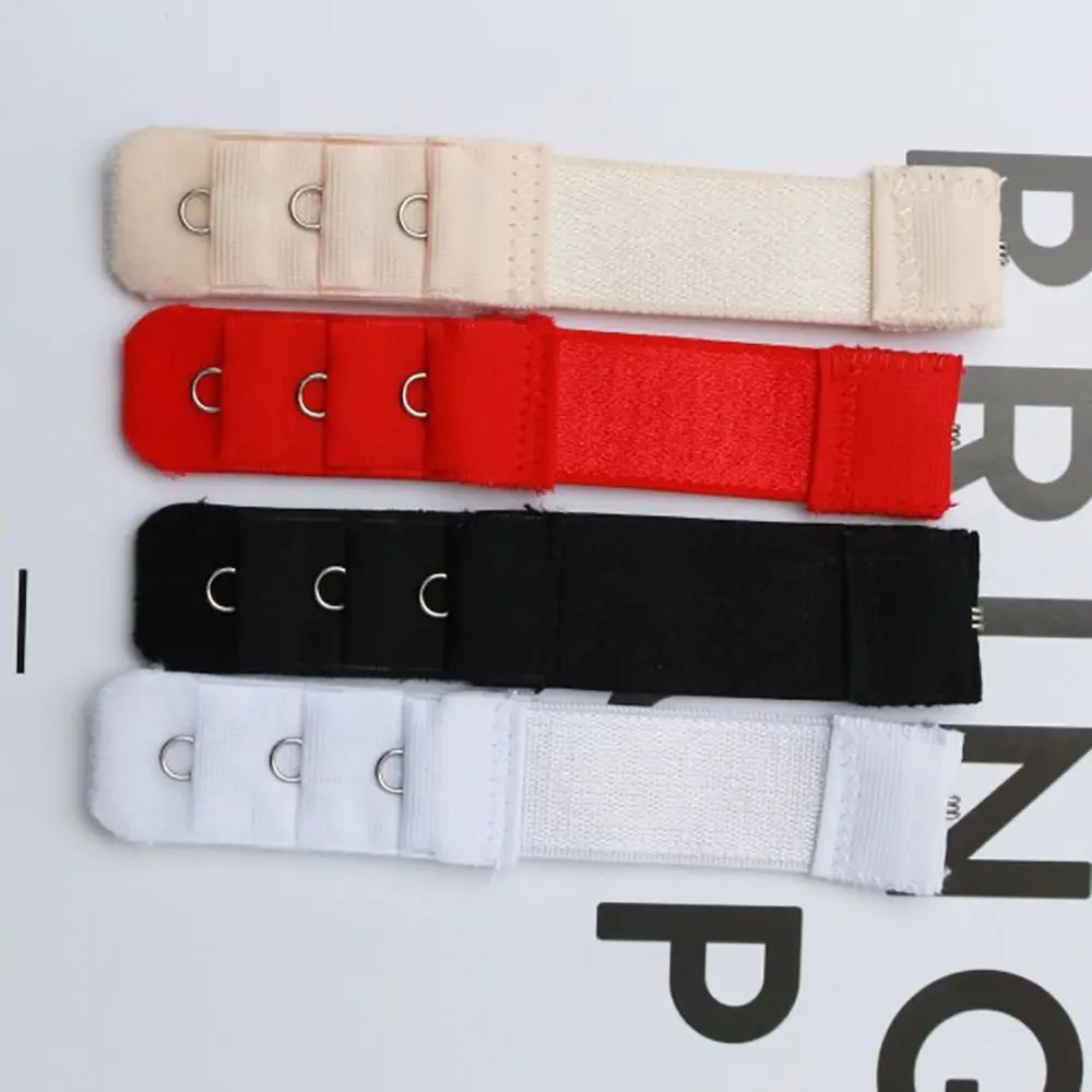 1/8Pcs Belt Buckle Bra Extension Buckles Underwear Accessories Adjustable Bra Extender 1 Row 3 Hooks Nylon Clasp