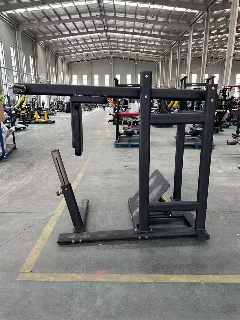 Plate Loaded Pendulum Squat Hip Glute Machine PL38 Commercial Gym Fitness Equipment Standing Calf Squat Machine For Sale