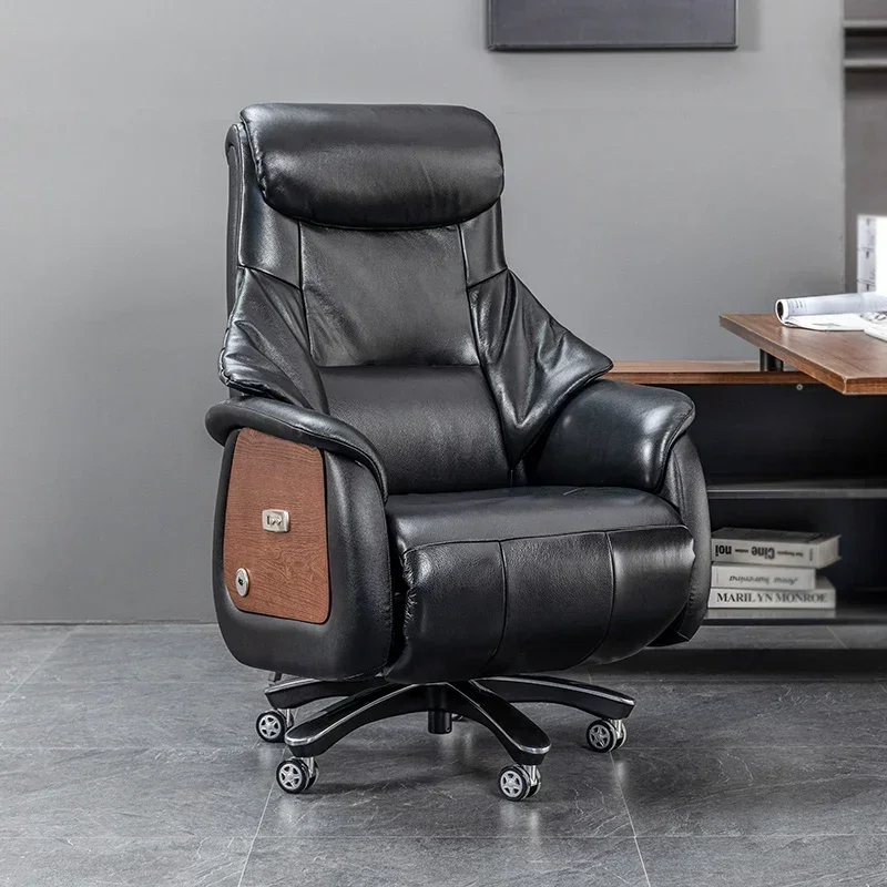 Modern Rolling Office Chair Accent Designer High Back Recliner Comfy Office Chair Lounge Mobile Sillas De Oficina Furniture