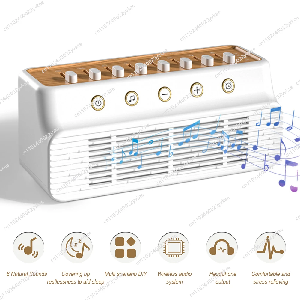 

Nature Sounds Mixer Speaker Craeative Music Box Rechargeable Bluetooth Speaker Timer White Noise Sleep Machines Desktop Speaker