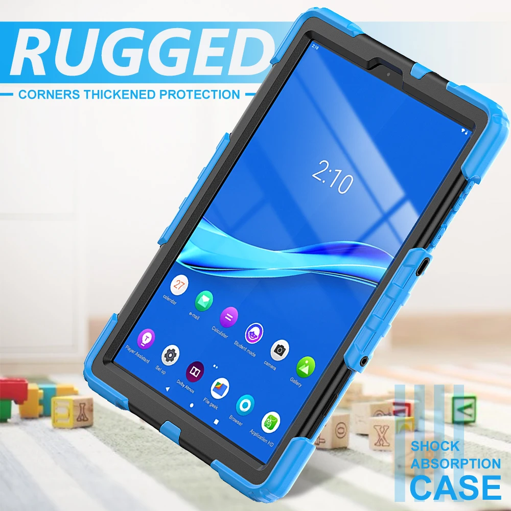 Capa com protetor de tela para Lenovo Tab, capa para serviço pesado, Tab M10 Plus 2020, TB-X606F, 10.3 polegadas, K10 2021, TB-X6C6F, proteção de 3 camadas