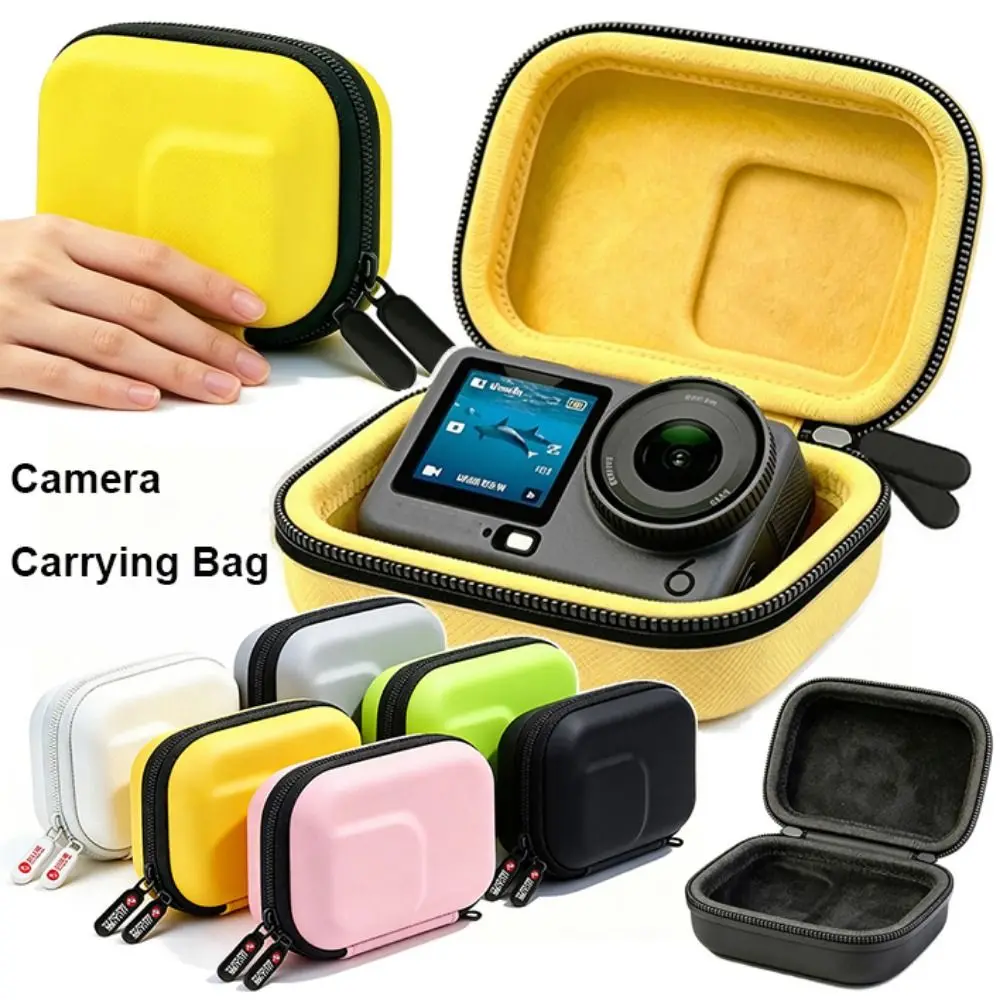 Multicolor Camera Carrying Bag Soft Lining Press Resistance Sports Camera Storage Bag Shake-proof EVA Action Camera Case