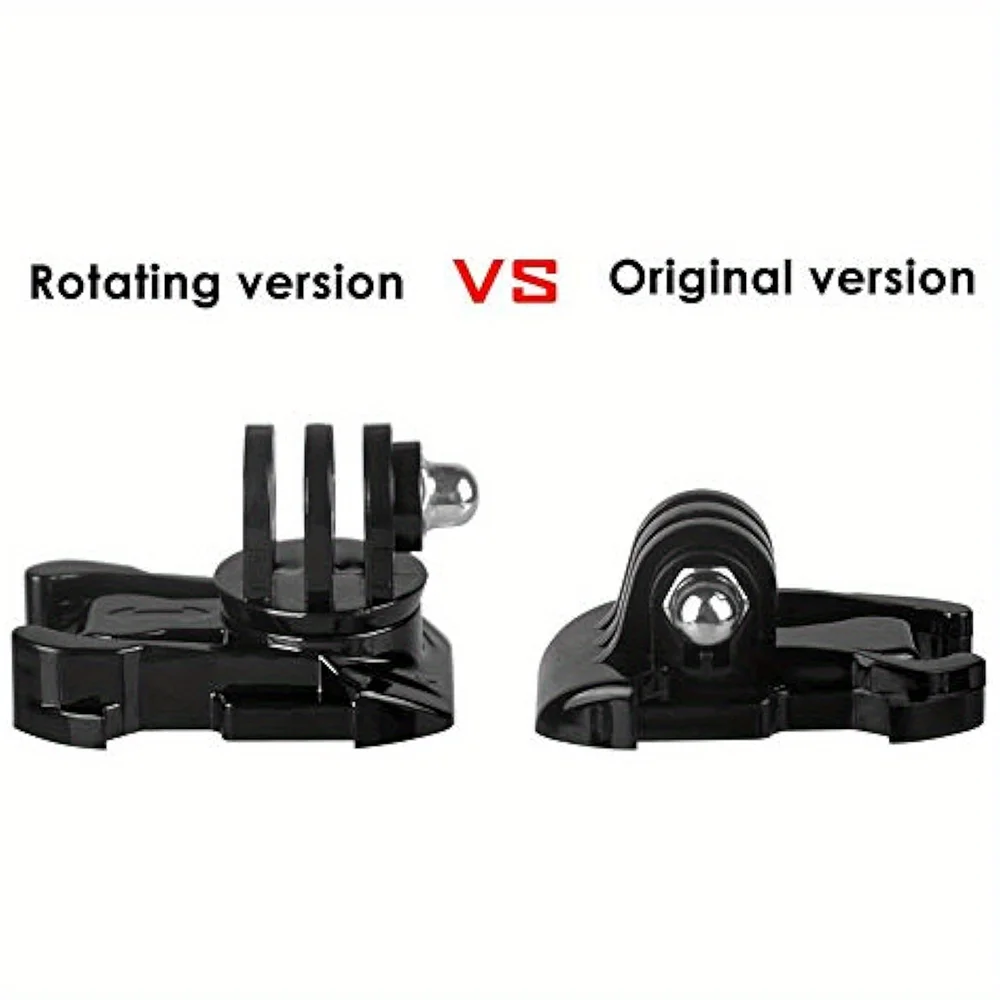 Крепление на шлем с поворотом на 360 градусов для GoPro 12 11/10/9/8/7/6/5 Black, Session 5/4