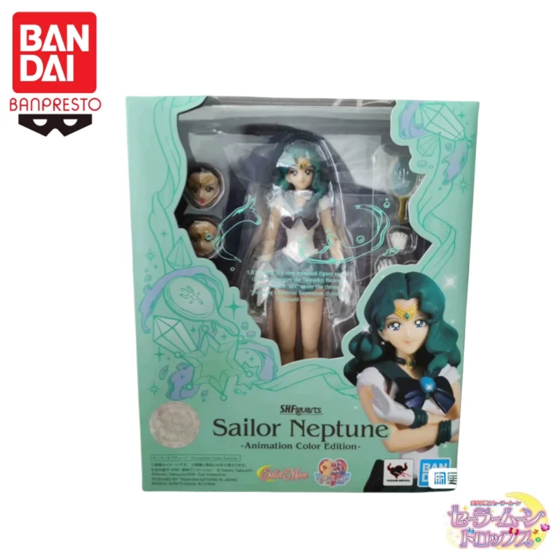 

В наличии BANDAI S H Figuarts, оригинальная фигурка Сейлор Мун Kaiou Michiru, модель куклы, новые персонажи аниме в штучной упаковке
