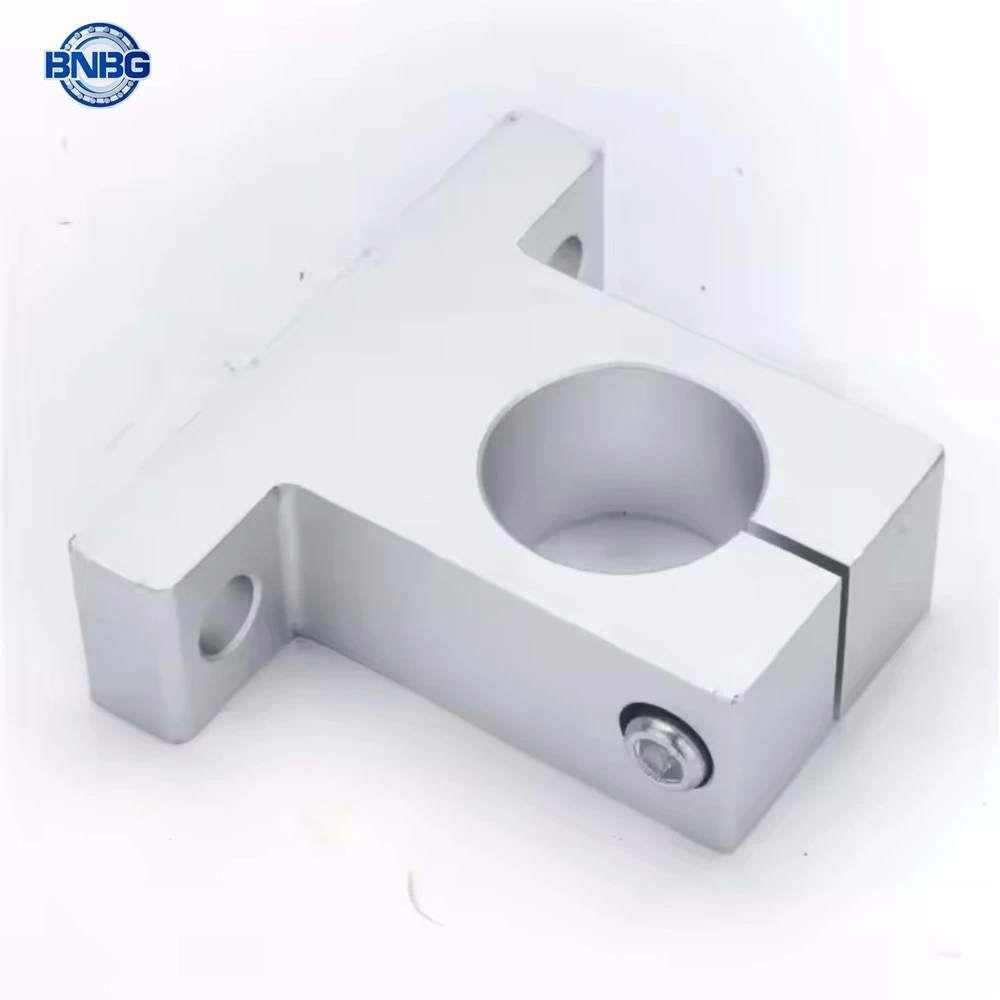 1pc Linear Optical Axis SK Vertical Support Aluminum Alloy Bearing Frame Polished Rod Holder SK 8mm to 60mm