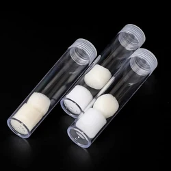 5Pcs 25mm Coin Storage Tubes Transparent Plastic Quarter Coin Tubes with Lid for Coin Collection Organizer