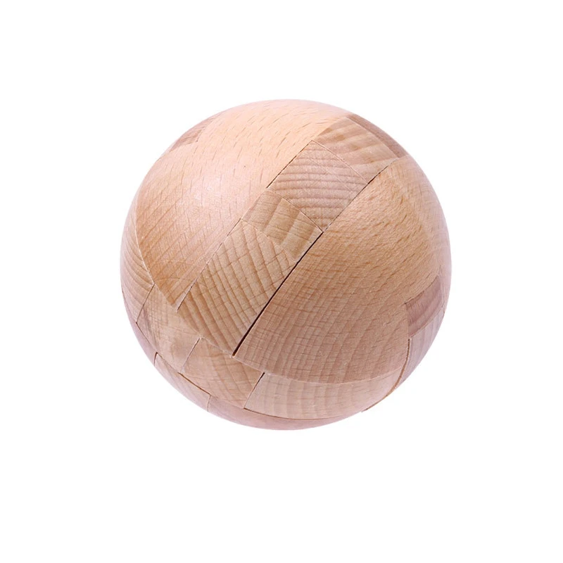 Magic Wooden Ball Brain Teaser Puzzle Luban Lock IQ Challenge Game For Kids Adults Educational Intellectual Toys Unique Gifts