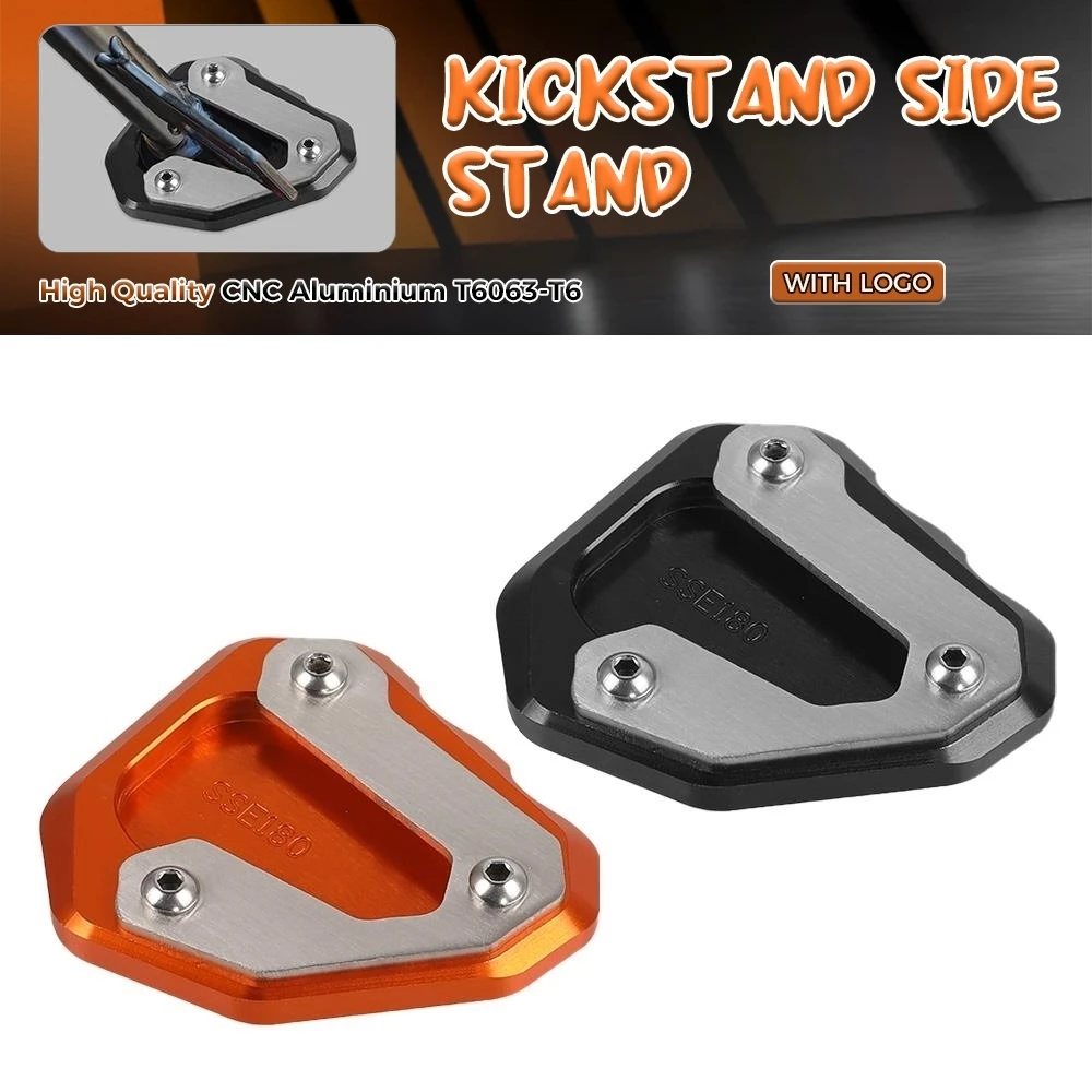 

For 1290 Super Duke GT Superduke GT 2016 2017 2018 Motorcycle Foot Side Stand Pad Plate Kickstand Enlarger Support Extension