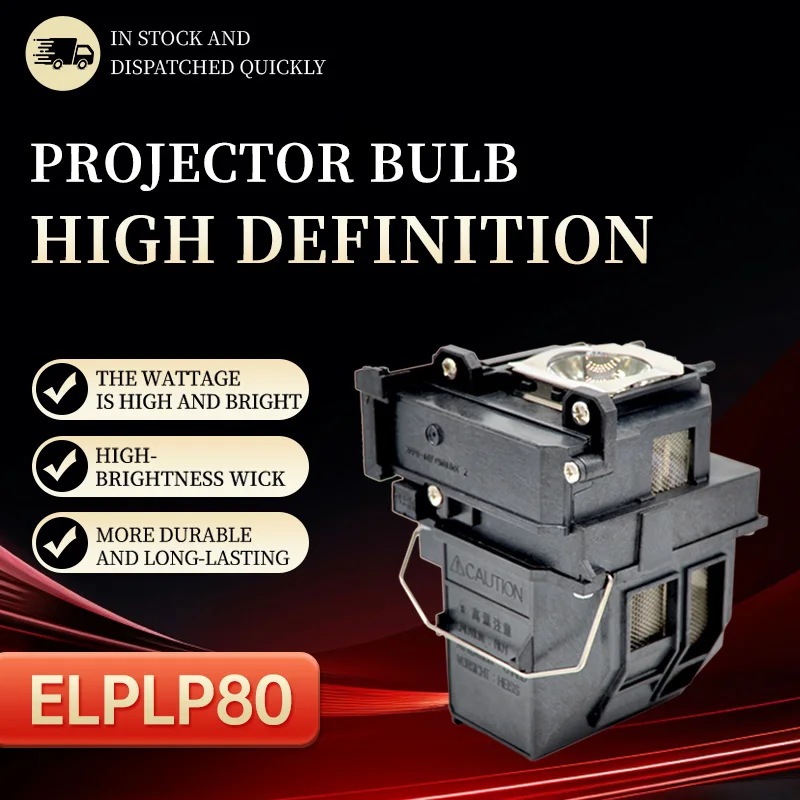 Remplacement haute luminosité de la lampe de projection nue ELPLP80/ELPLP78/ELPLP88/ELPLP77 ELPLP96