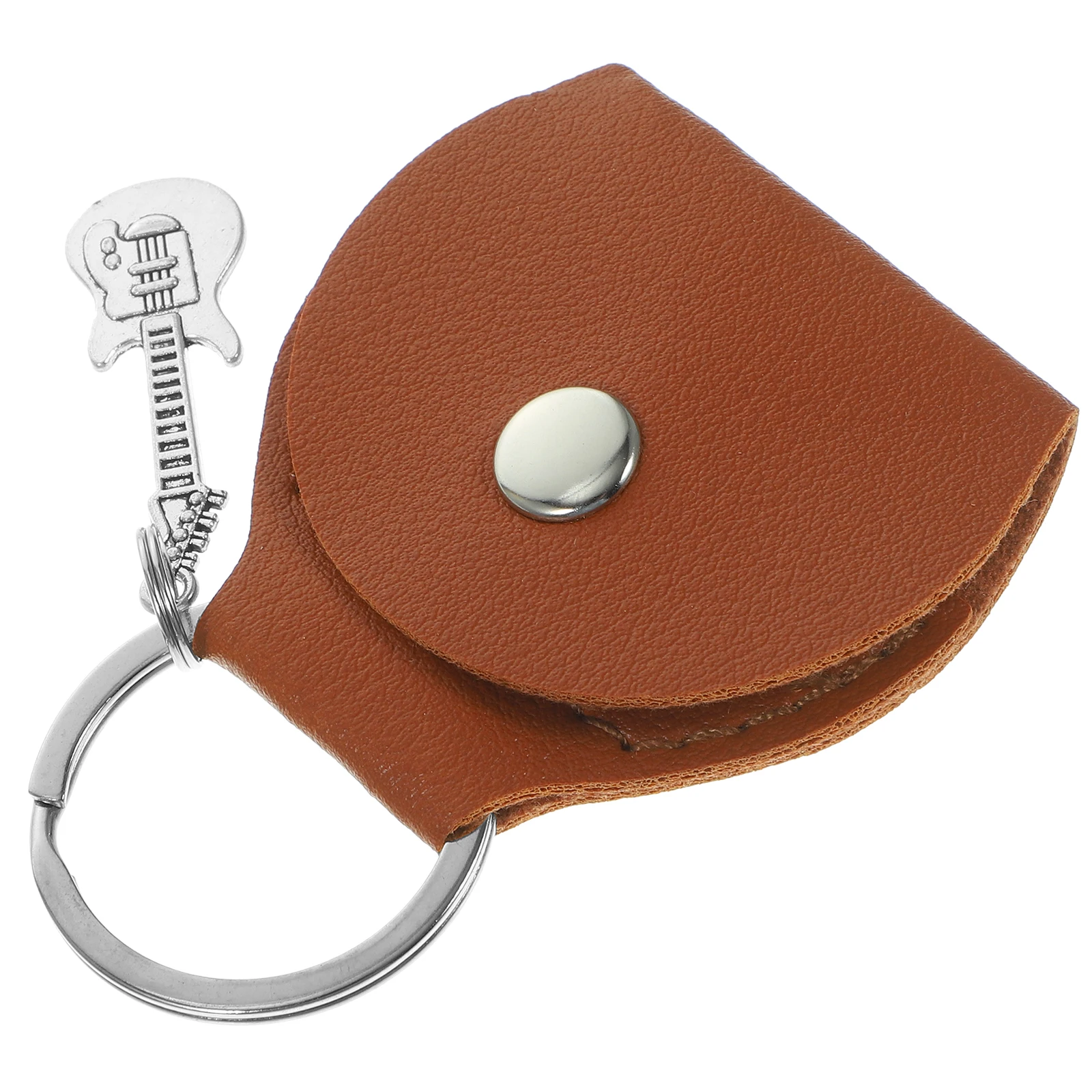 

Pick Storage Bag Guitar Case Holders with Keyring Mini Container Keychain Paddle Plectrum Picks