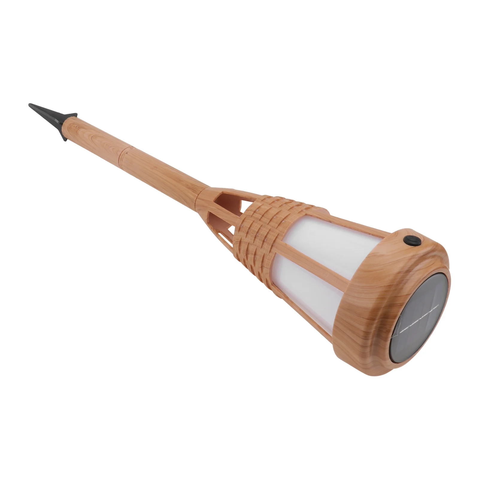 الطاقة الشمسية الأرض ضوء مصباح الحديقة الزينة الإبداعية الراتنج الشعلة الطاقة الشمسية في الهواء الطلق ديكورات للباحة لهب الخفقان الخفيفة